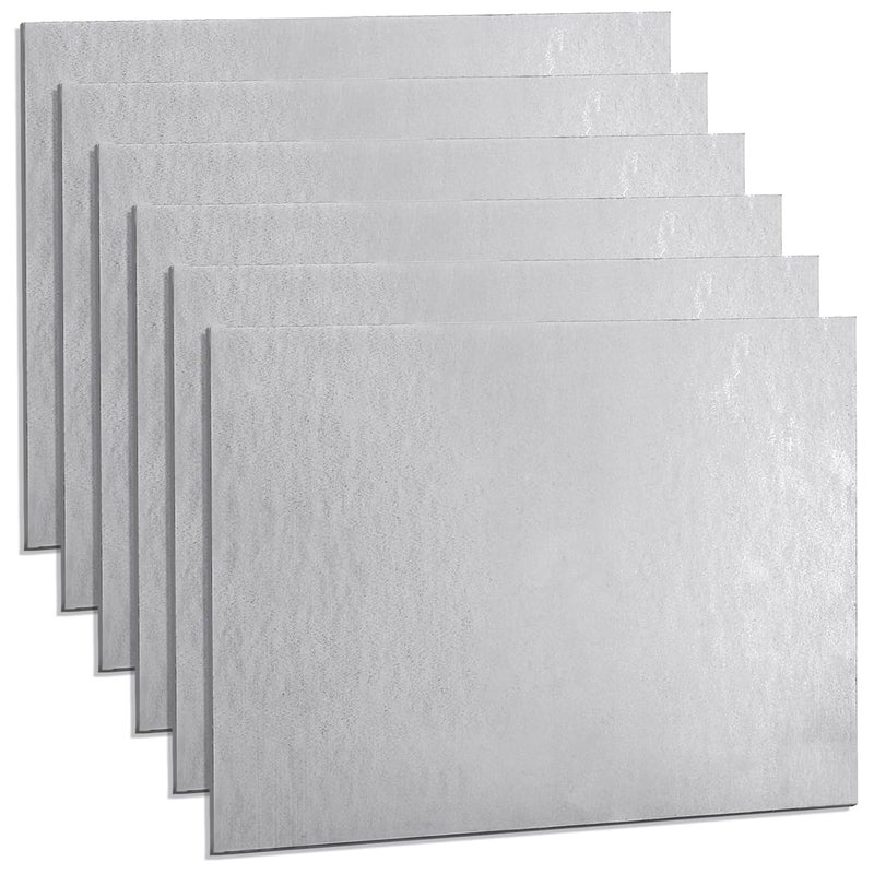 ZAVOOS عبوة 6 قطع من صفائح الفولاذ بسمك 16، 12'' × 9''، صفائح معدنية باردة مدلفنة، 1.5 مم، لوحات فولاذية كربونية قابلة للحام للمشاريع الاحترافية والصناعية وDIY، تشطيب غير مصقول - Image 1